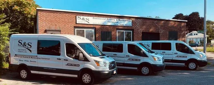 S&S Equipment Service building and service vans